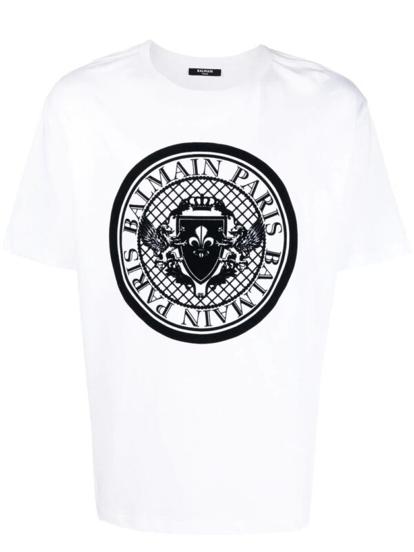 Balmain  logo-print cotton T-shirt