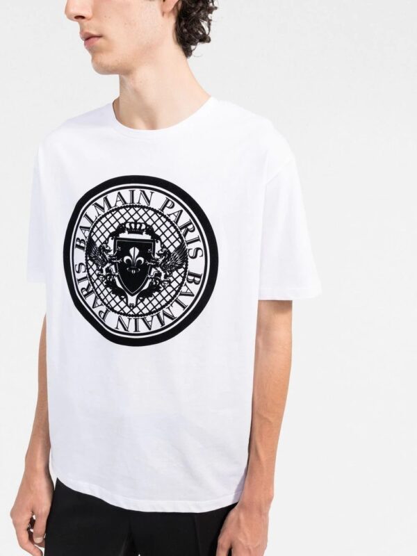 Balmain  logo-print cotton T-shirt - Image 3