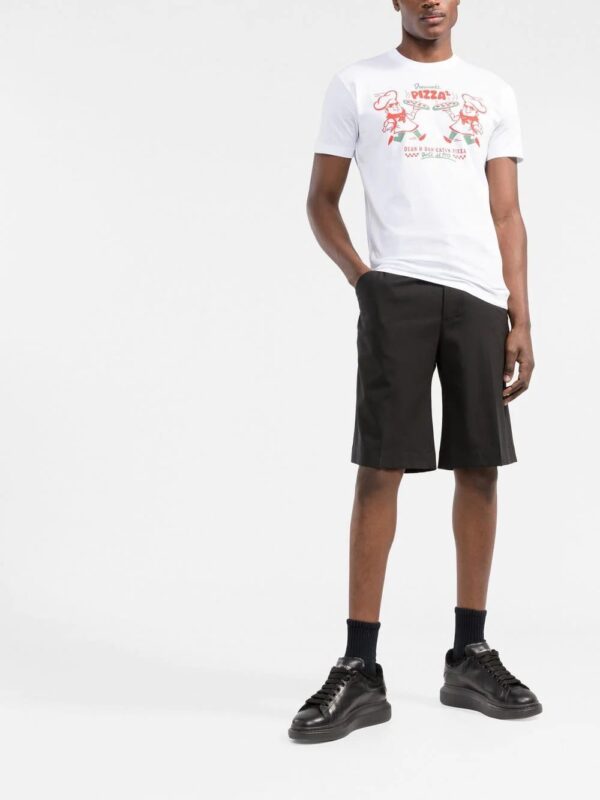 Dsquared2  Pizza graphic-print T-shirt - Image 2