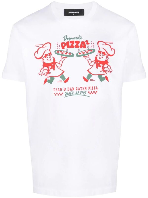 Dsquared2  Pizza graphic-print T-shirt