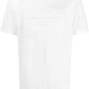 Dolce & gabbana  raised logo round-neck T-shirt
