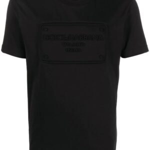 Dolce & Gabbana logo-embossed cotton T-shirt