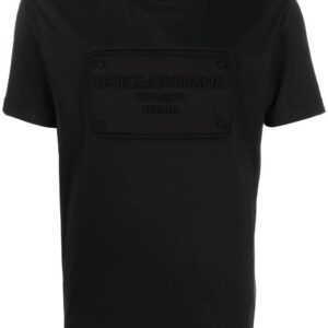 Dolce & Gabbana logo-embossed cotton T-shirt