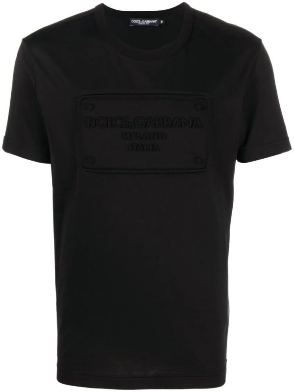 Dolce & Gabbana  logo-embossed cotton T-shirt