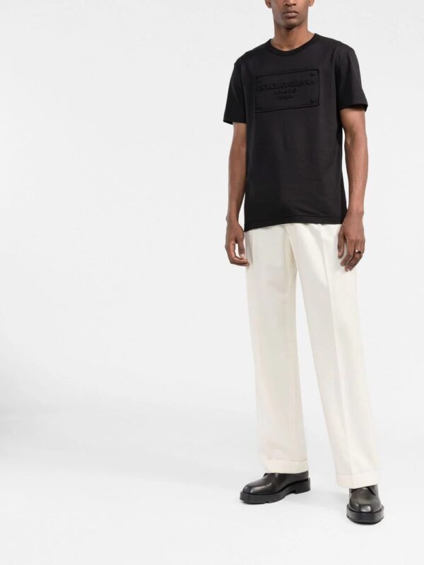 Dolce & Gabbana  logo-embossed cotton T-shirt - Image 2