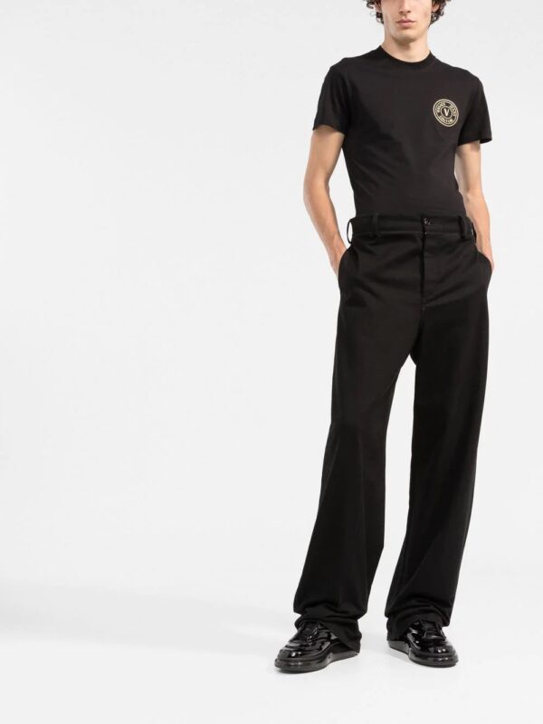 Versace V Emblem cotton T-shirt - Image 2