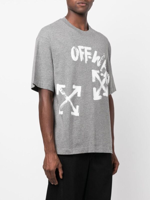 Off-white logo-print detail T-shirt - Image 3