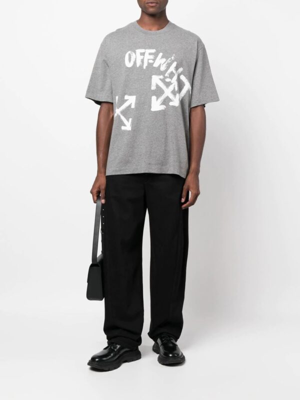 Off-white logo-print detail T-shirt - Image 2