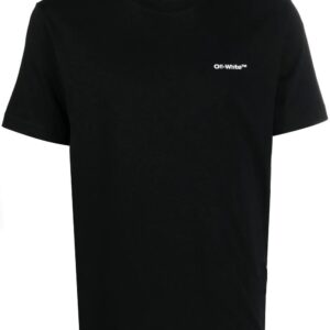 Off-White  Wave Diag-stripe cotton T-shirt