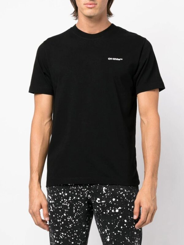 Off-White  Wave Diag-stripe cotton T-shirt - Image 3