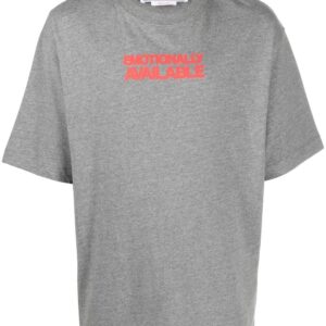 Off-white slogan-print cotton T-shirt