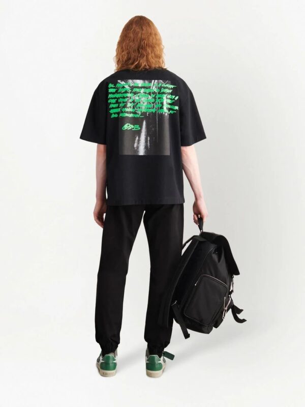 Off-White  Metro Type logo-print T-shirt - Image 4