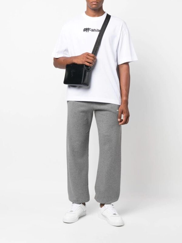 Off-white embroidered logo cotton T-shirt - Image 2