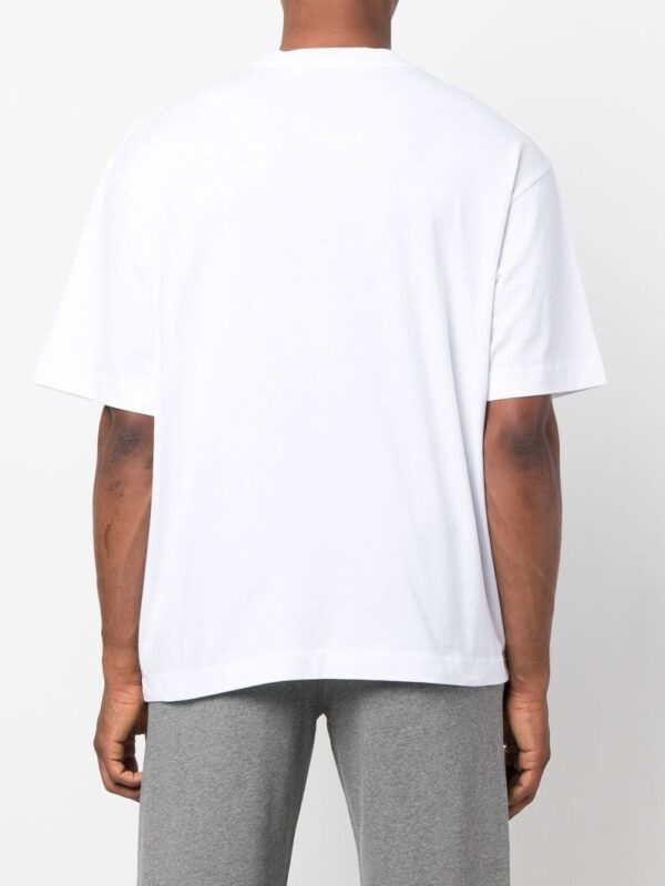 Off-white embroidered logo cotton T-shirt - Image 4