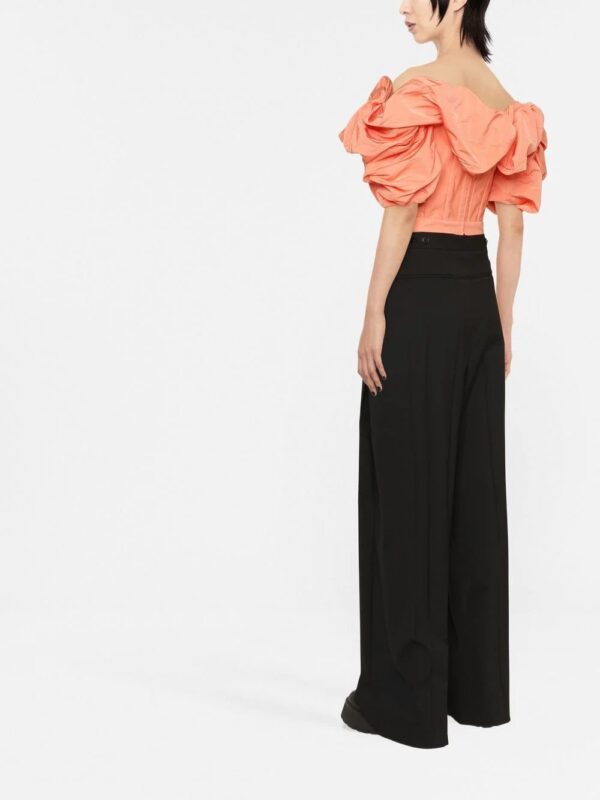 Alexander McQueen  ruched-detail off-shoulder corset - Image 3