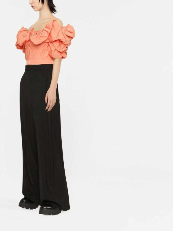 Alexander McQueen  ruched-detail off-shoulder corset - Image 4