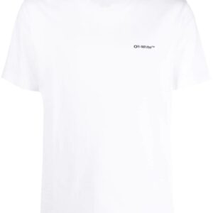 Off-White  Wave Diag-Stripe cotton T-shirt