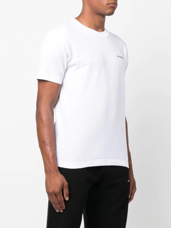 Off-White  Wave Diag-Stripe cotton T-shirt - Image 3