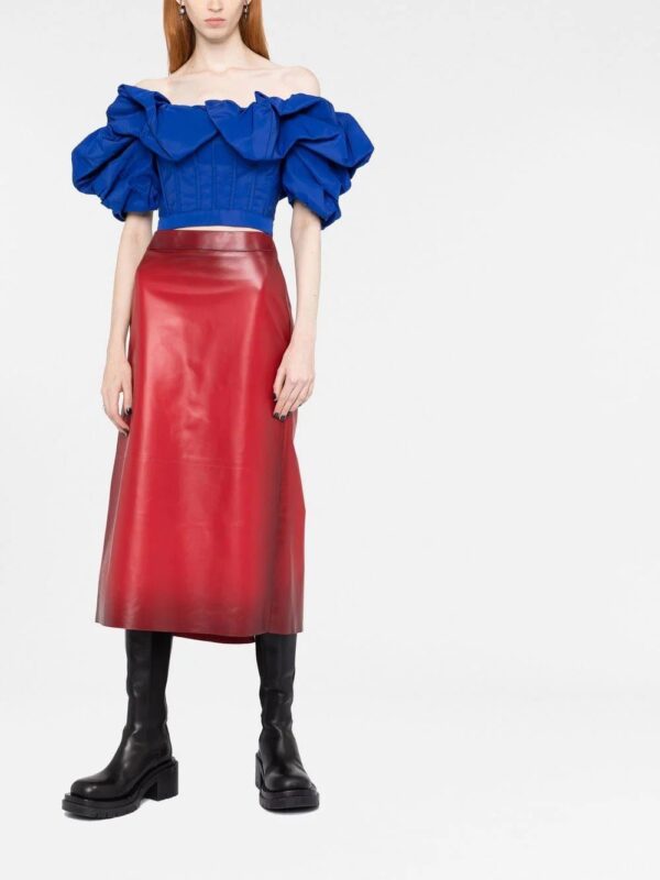 Alexander McQueen  off-shoulder corset-style top - Image 2