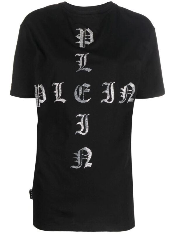 Philipp Plein  Gothic Plein crystal-embellished T-shirt