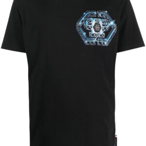Philipp Plein  Hexagon logo-print T-shirt
