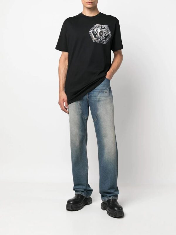 Philipp Plein  Hexagon logo print T-shirt - Image 2