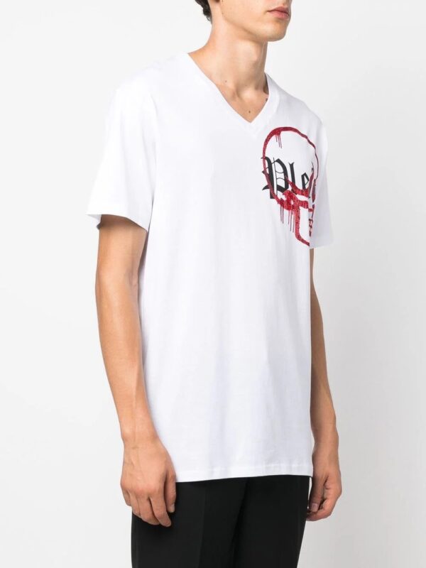 Philipp Plein  V-neck logo T-shirt - Image 3