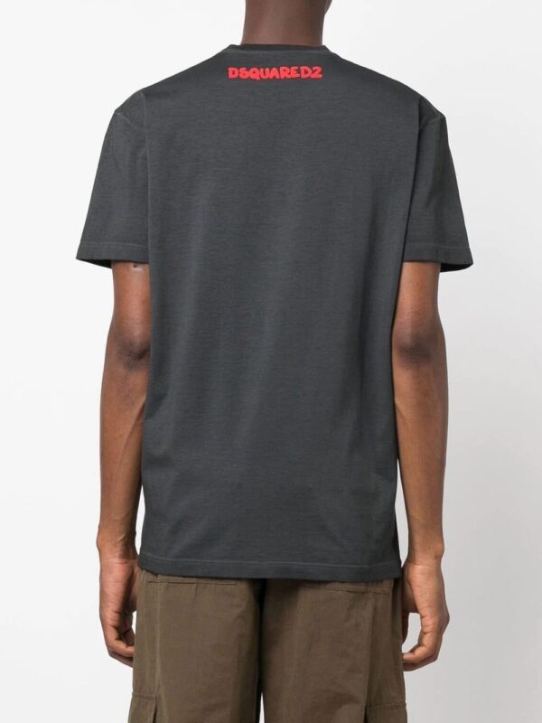 Dsquared2  sun-print cotton T-shirt - Image 4