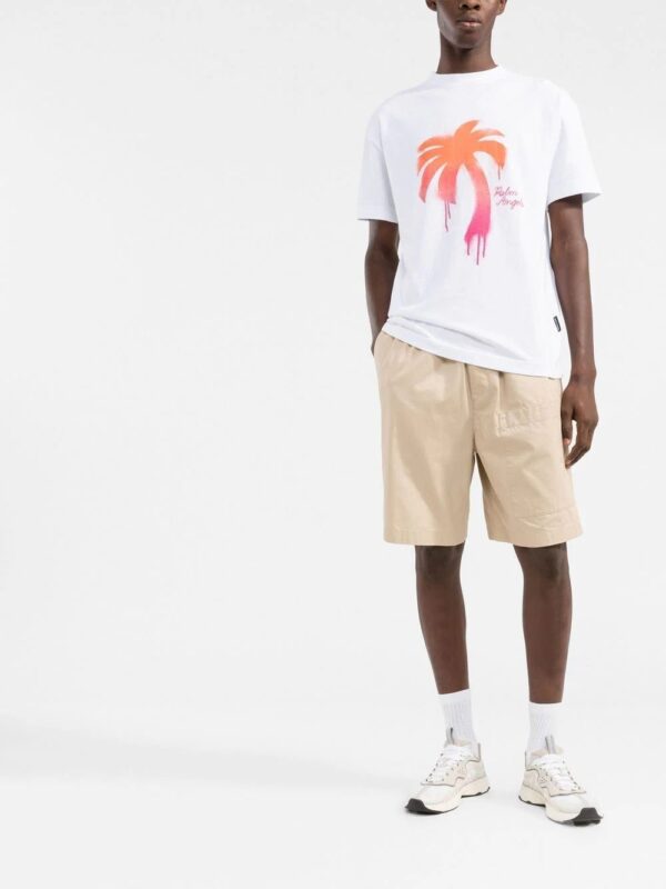 Palm Angels  Palm Tree-print cotton T-shirt - Image 2