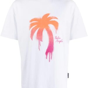 Palm Angels Palm Tree-print cotton T-shirt
