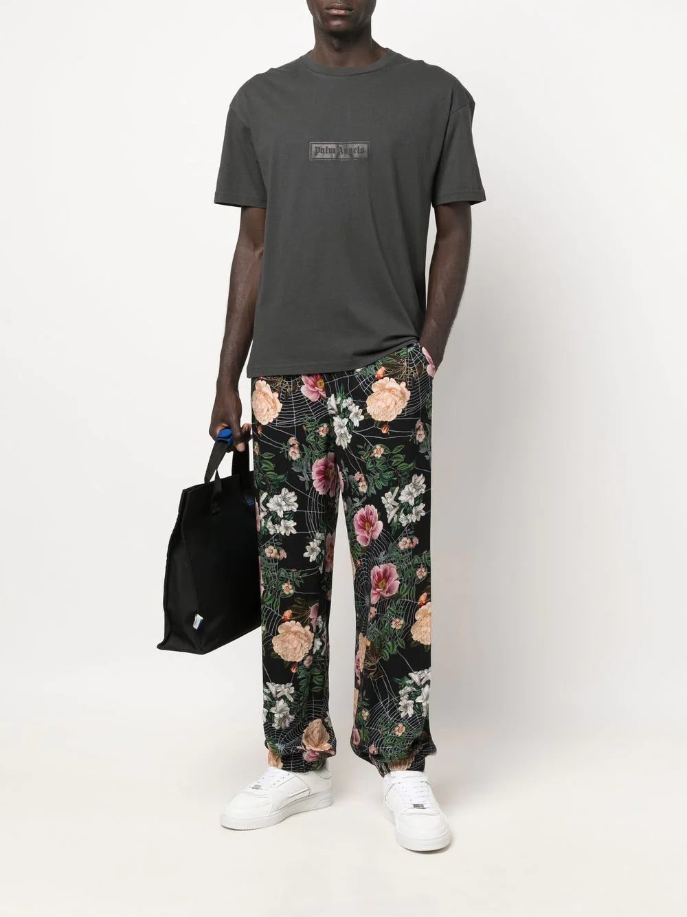 Palm Angels box logo-print T-shirt - Image 2