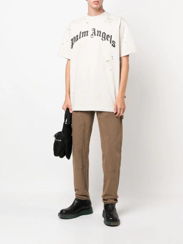 Palm Angels logo-print T-shirt - Image 2