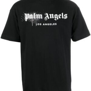 Palm Angels rhinestone-embellished logo T-shirt