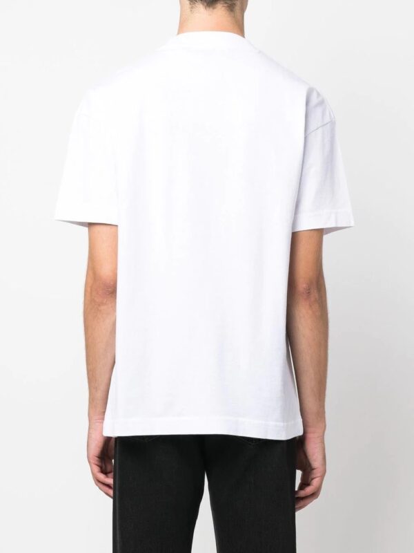 Palm Angels rhinestone sprayed logo-print T-shirt - Image 4