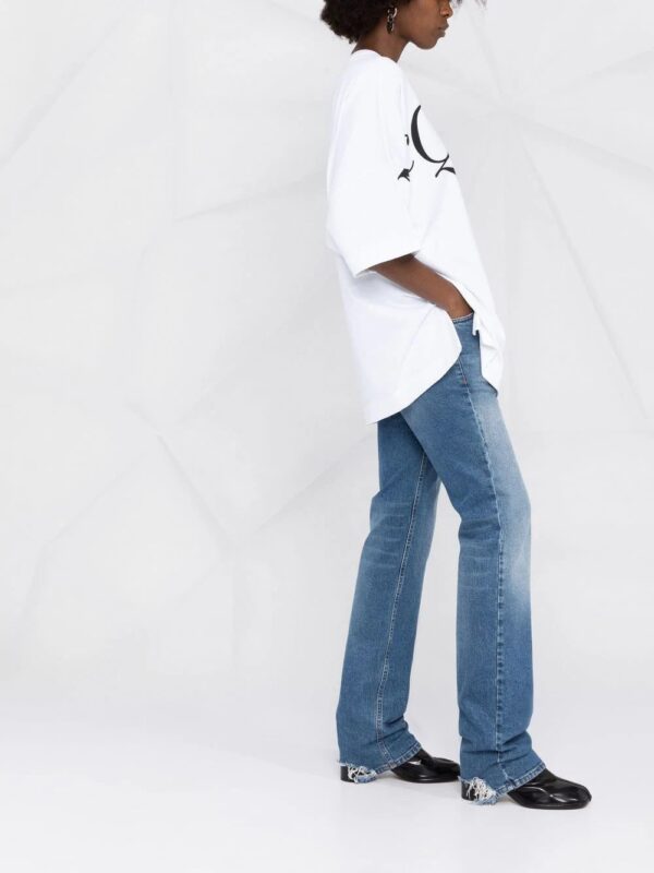 Alexander McQueen  logo-print oversized cotton T-shirt - Image 4
