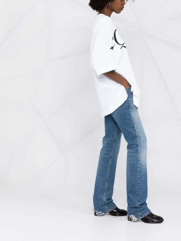 Alexander McQueen  logo-print oversized cotton T-shirt - Image 4
