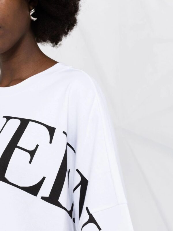 Alexander McQueen  logo-print oversized cotton T-shirt - Image 3