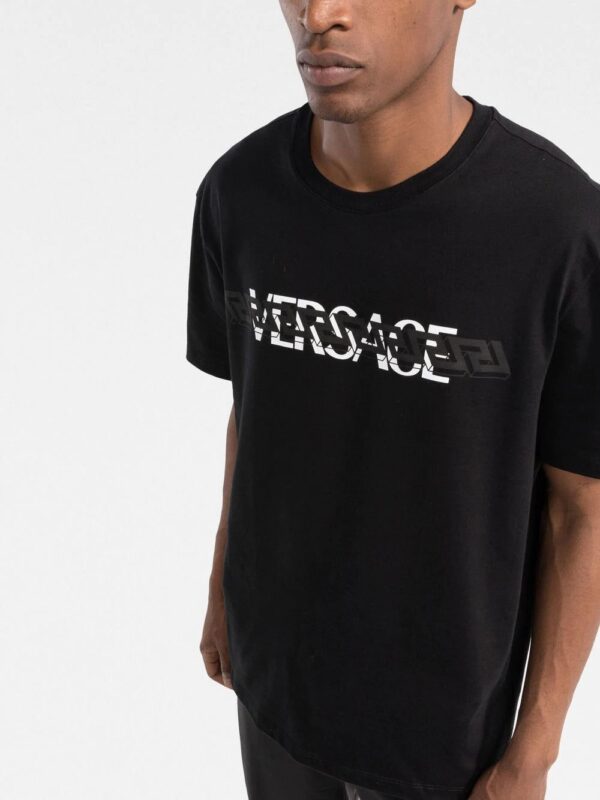 Versace logo-print crew-neck T-shirt - Image 3