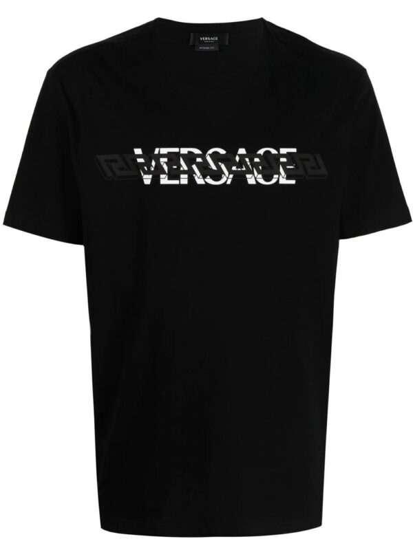 Versace logo-print crew-neck T-shirt