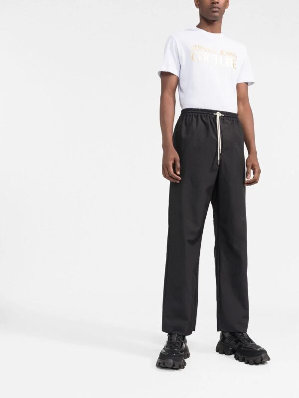 Versace metallic logo-print T-shirt - Image 2