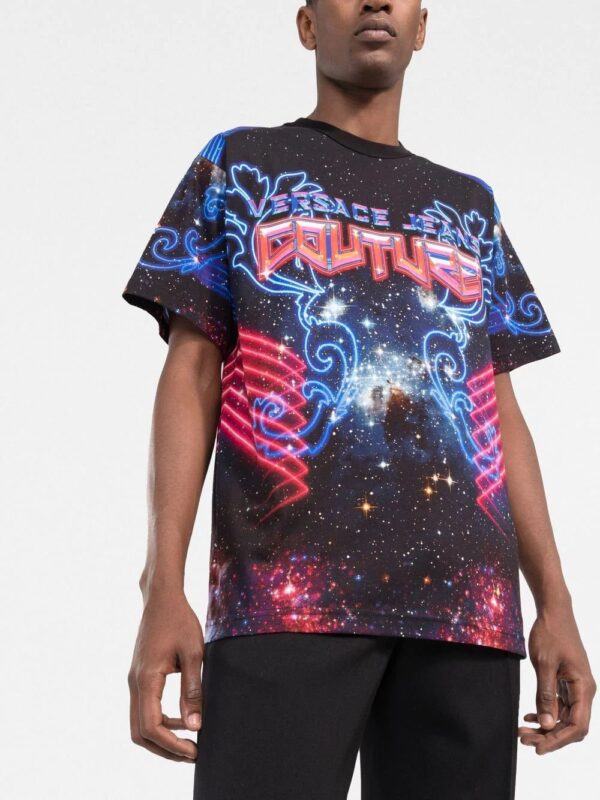 Versace Jeans Couture  logo graphic print T-shirt - Image 3