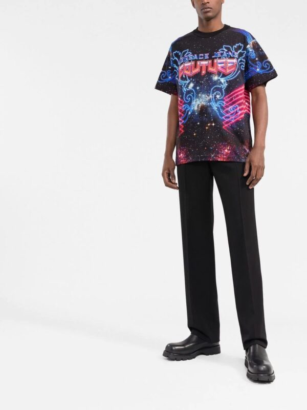 Versace Jeans Couture  logo graphic print T-shirt - Image 2