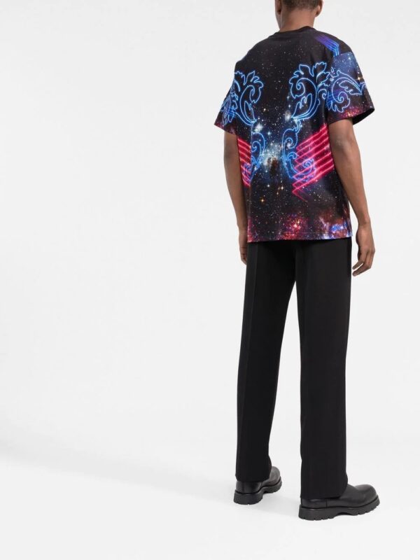 Versace Jeans Couture  logo graphic print T-shirt - Image 4