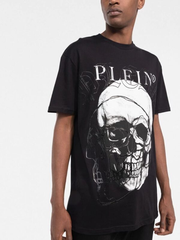 Philipp Plein  skull print cotton T-shirt - Image 3