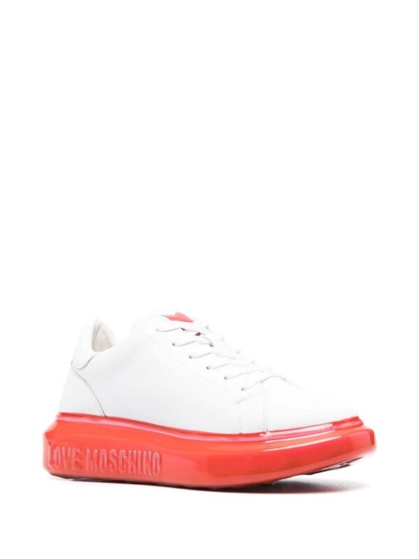 Love Moschino  logo-print low-top sneakers - Image 2