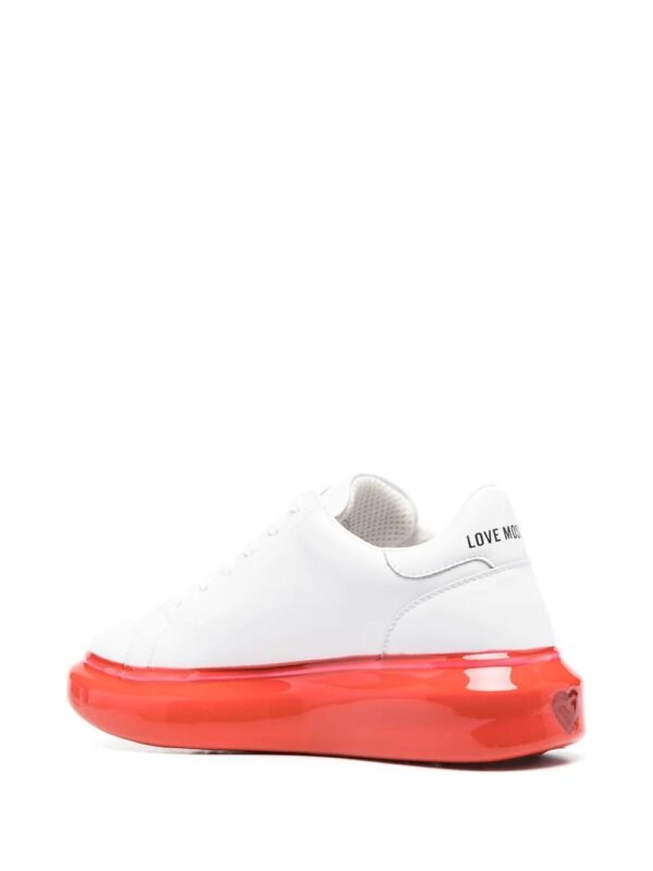 Love Moschino  logo-print low-top sneakers - Image 3