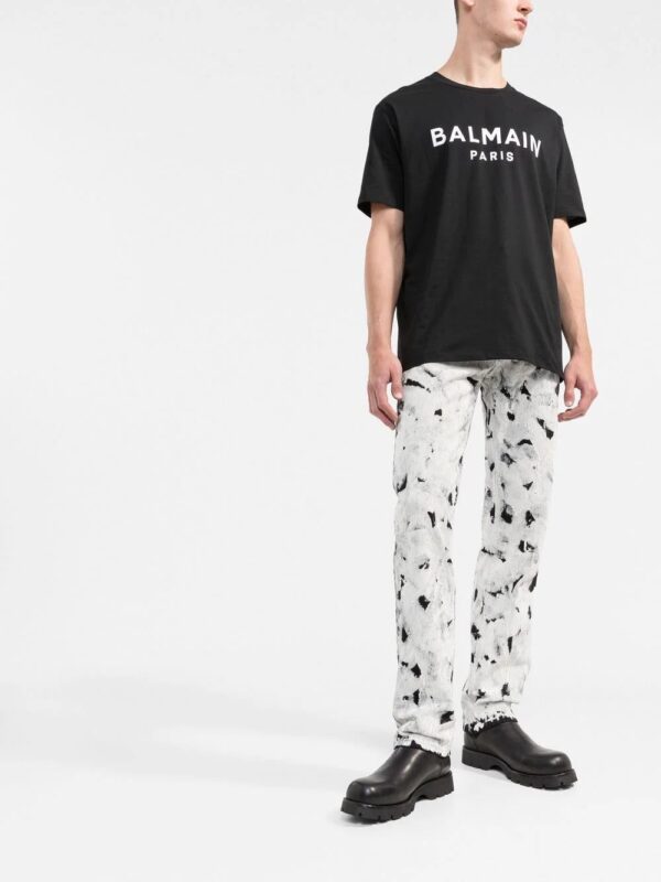 Balmain  logo-print crew neck T-shirt - Image 2