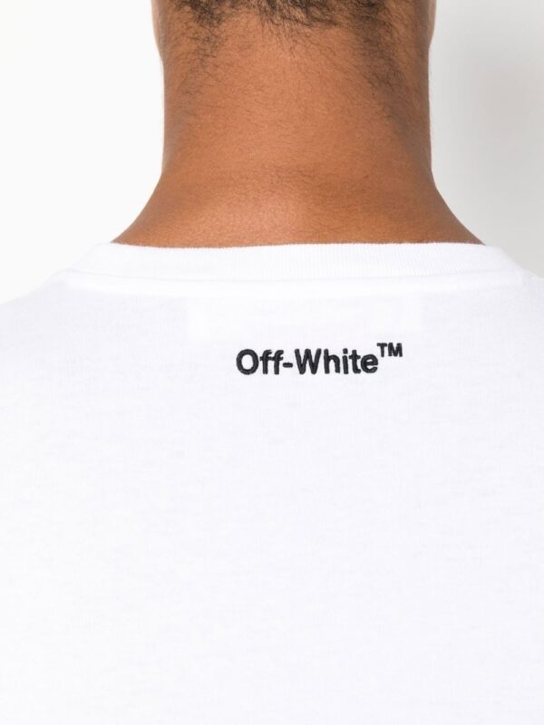 Off-White  embroidered logo cotton T-shirt - Image 4