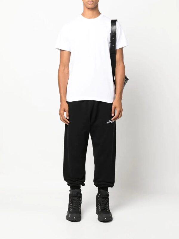 Off-White  embroidered logo cotton T-shirt