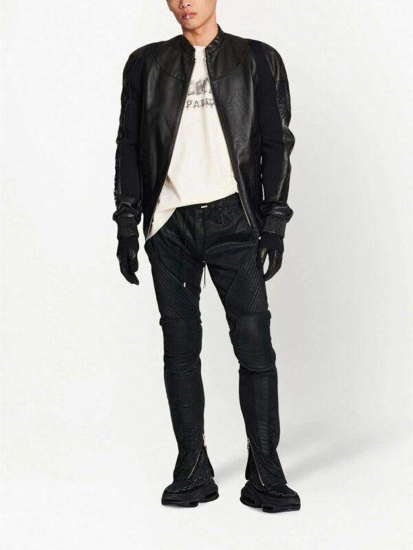Balmain distressed logo-print cotton T-shirt - Image 2